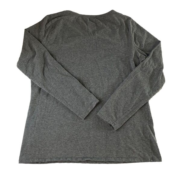 Duluth Trading Co Women’s Long Sleeve Heather Gray T-Shirt Tag Size XL - Picture 2 of 13